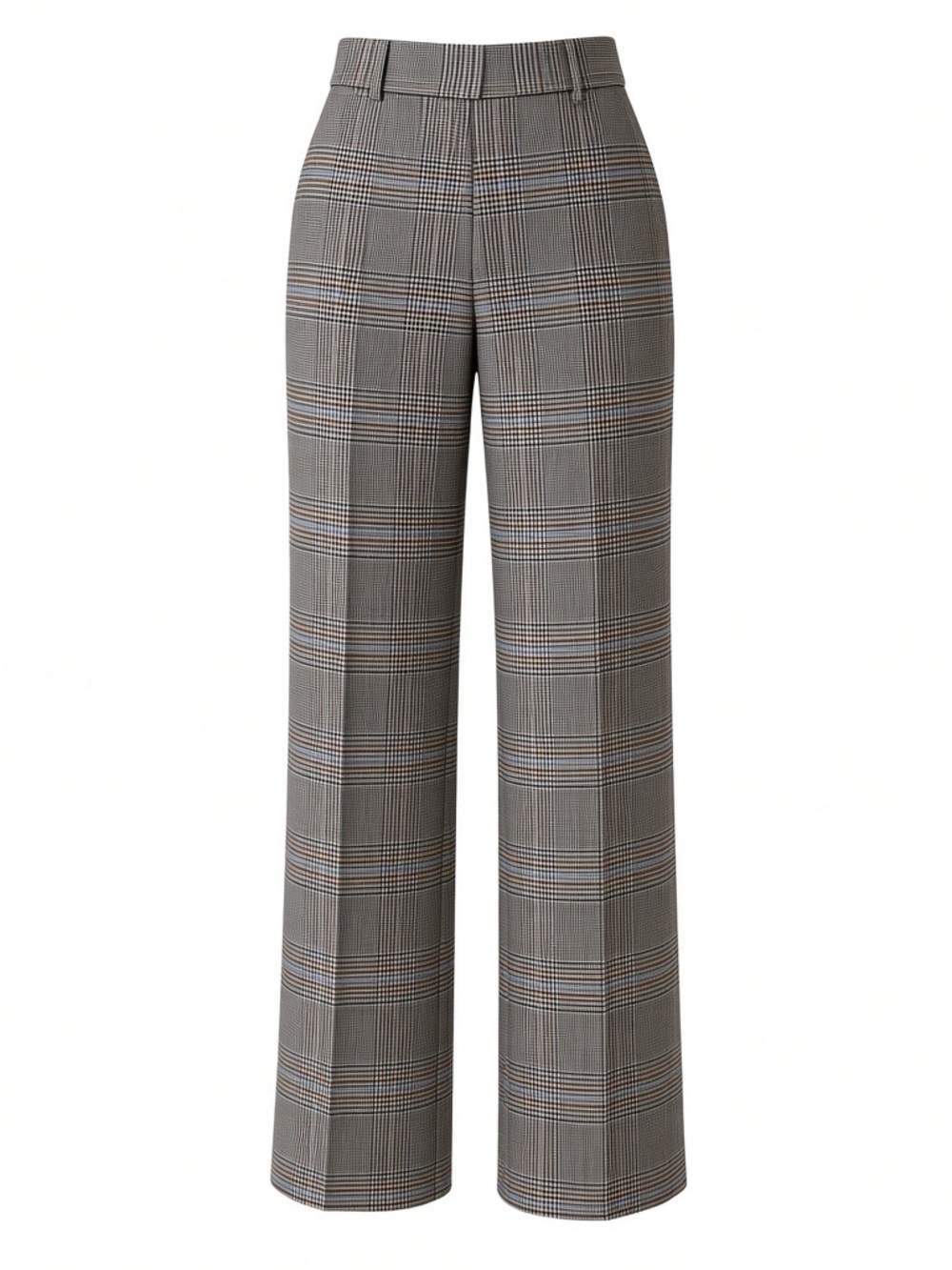 Boden Wool Blend Plaid Trousers